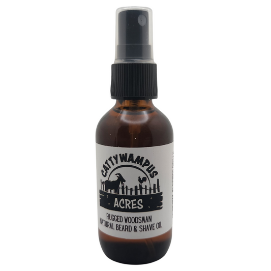 Rugged Woodsman Shave and Beard Oil